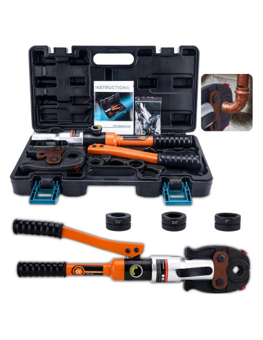 Herramienta de Crimpado ASDFGHT Tubos de Cobre 1,27-2,54 cm