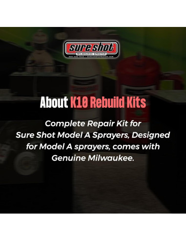 Kit de Reparación Sure Shot K10 para Pulverizadores Modelo A