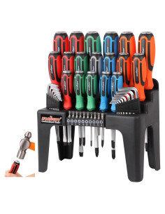 Juego de Destornilladores Magnéticos HORUSDY 44 Piezas