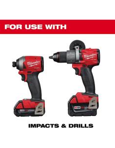 Kit de Brocas de Escalón Milwaukee 3 Piezas Titanio 2