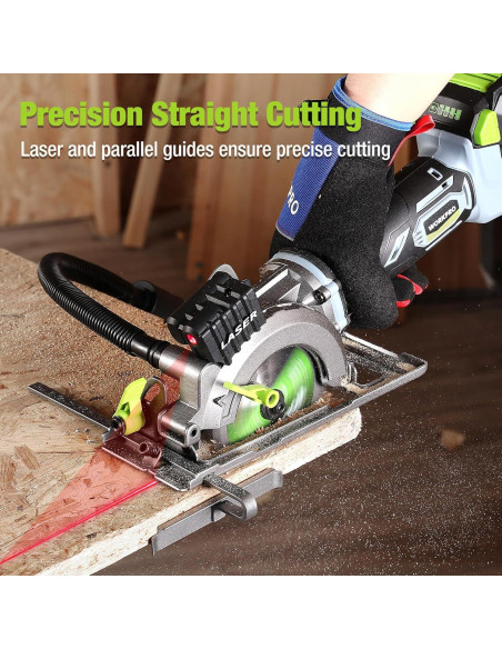 Sierra Circular Mini WORKPRO 20V 4-1/2" Inalámbrica Sierra Circular Mini WORKPRO 20V 4-1/2" Inalámbrica