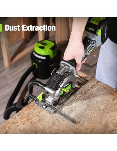 Sierra Circular Mini WORKPRO 20V 4-1/2" Inalámbrica