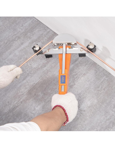 Dobladora de Tubos VEVOR 1/4"-7/8" 90 con 7 Matrices