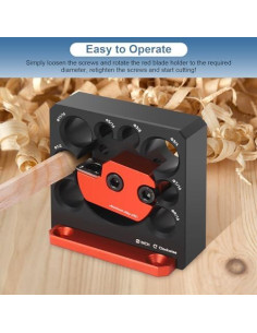 Plantilla Dowel Jig Yosoo 8 Agujeros Ajustable 0,38 kg 2