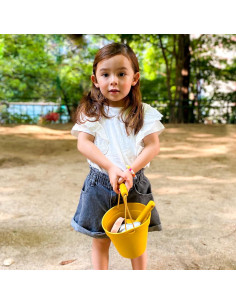 Conjunto de Juguetes de Playa BLUE GINKGO - Silicona Azul 2