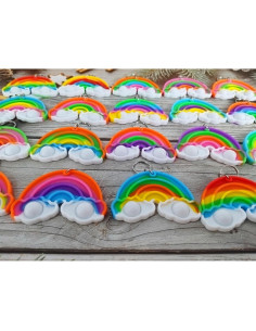 24 Mini Pop Fidget Burbuja Arcoíris HOZKEAP para Niños y Adultos 2