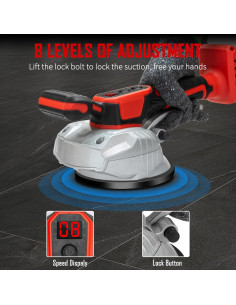 Máquina Vibradora Inalámbrica EXORM 18V para Azulejos 2