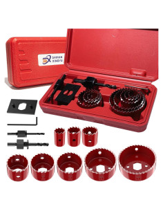 Kit de Sierras de Corona 12 Piezas Shihan-Xingyu 19-64mm