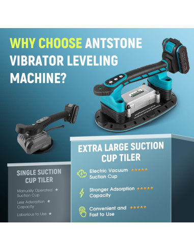 Herramienta de Vibración Antstone 283mm 400kg 6 Velocidades