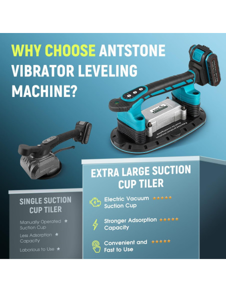 Herramienta de Vibración Antstone 283mm 400kg 6 Velocidades