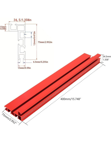 Medidor de Inglete JCFANTS GJ-150 Aluminio Precisión 27 Ángulos