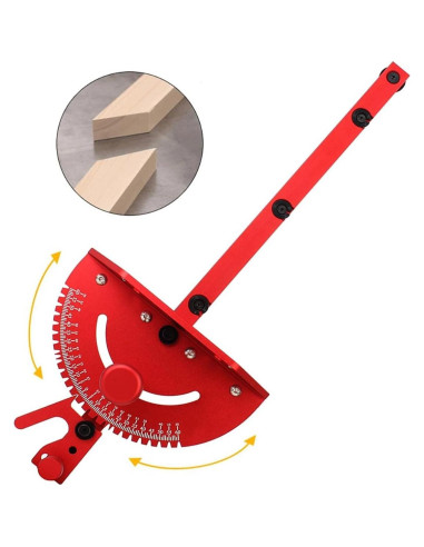 Medidor de Inglete JCFANTS GJ-150 Aluminio Precisión 27 Ángulos