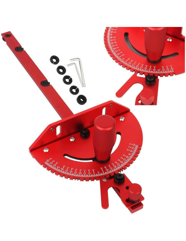 Medidor de Inglete JCFANTS GJ-150 Aluminio Precisión 27 Ángulos