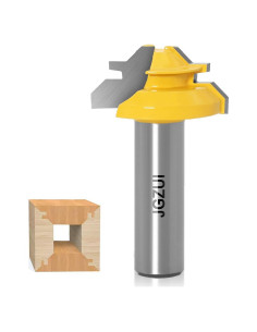 Fresa de Miter 45 JGZUI Mango 1.27 cm 3.49 cm de Corte