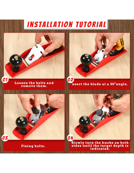 Planeador de Mano Lanties 5 cm Ajustable para Carpintería