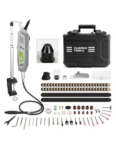 Kit de Herramientas Rotativas Huepar RT200 200W 239 Accesorios