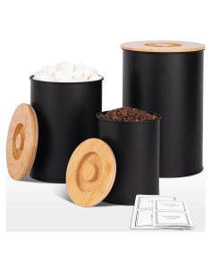 Conjunto de 3 Tarros de Almacenamiento Hermético Candco