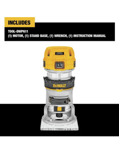 Router DEWALT DWP611 1.25HP Base Fija 7A Velocidad Variable 2