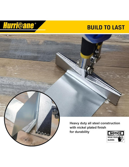HURRICANE Doblador de Chapa Metálica 15,24 cm Mango Ergonómico