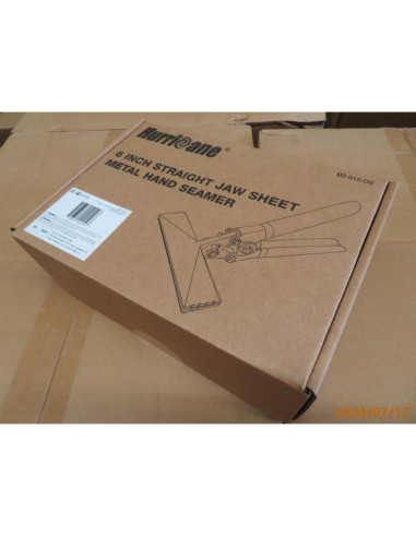 HURRICANE Doblador de Chapa Metálica 15,24 cm Mango Ergonómico