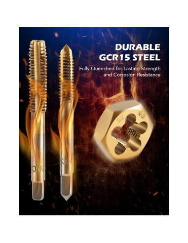 Conjunto de 86 Piezas Machos y Matrizes Orion Motor Tech