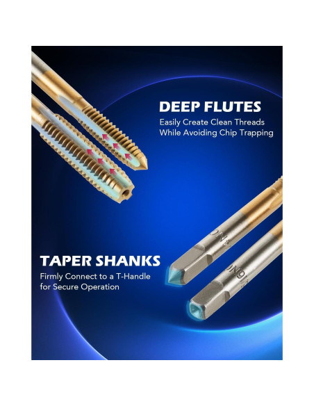 Conjunto de 86 Piezas Machos y Matrizes Orion Motor Tech