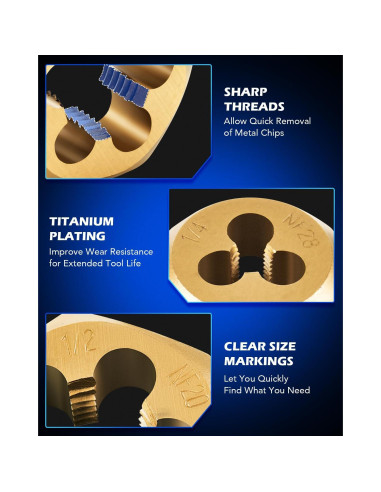 Conjunto de 86 Piezas Machos y Matrizes Orion Motor Tech