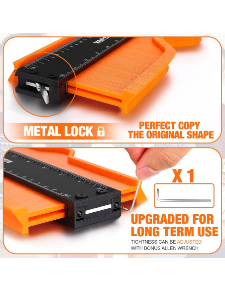 Calibrador de Contorno VARSK 5+10 cm con Bloqueo