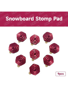 Almohadillas Antideslizantes de Aluminio ANDYOUSKI 18mm - 9pcs 2