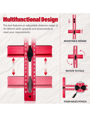 Soporte de Fresado 4 en 1 Sigerio - Aluminio Ajustable