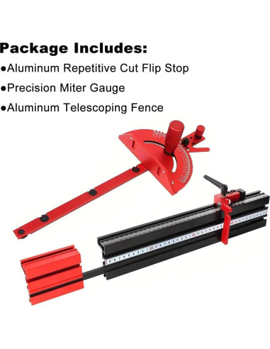 Guía de Inglete JCFANTS GJ-150 Aluminio 500mm Precisión