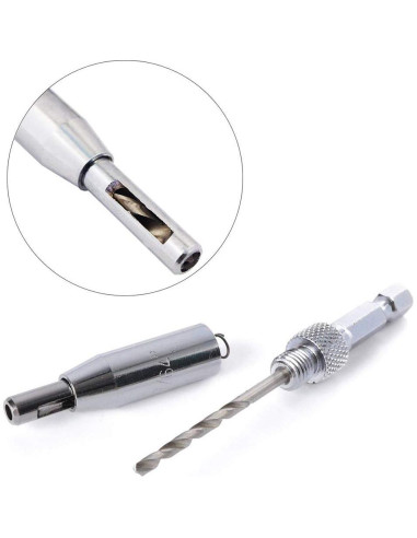 Juego de 4 Brocas HSS Eyech para Bisagras 1,98 a 4,36 mm