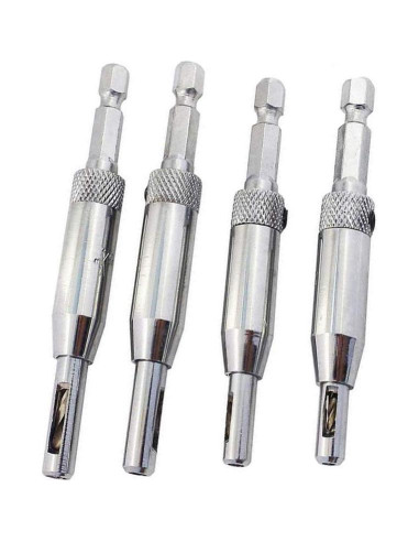 Juego de 4 Brocas HSS Eyech para Bisagras 1,98 a 4,36 mm