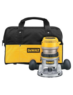 Fresadora DEWALT DW618K 2.25 HP Base Fija Amarillo