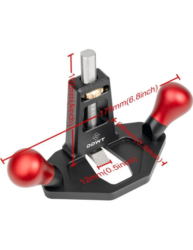 Router Plane Manual DDWT Ajuste Rápido 30mm Profundidad