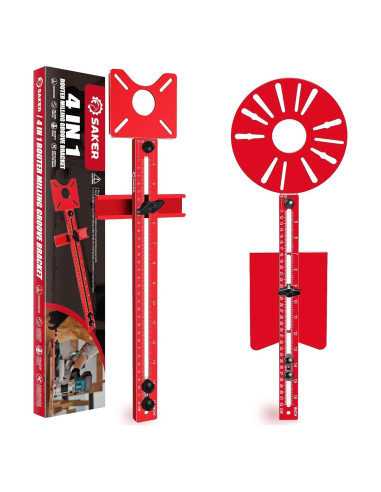 Soporte de Fresado de Router 4 en 1 Saker - Aluminio Versátil