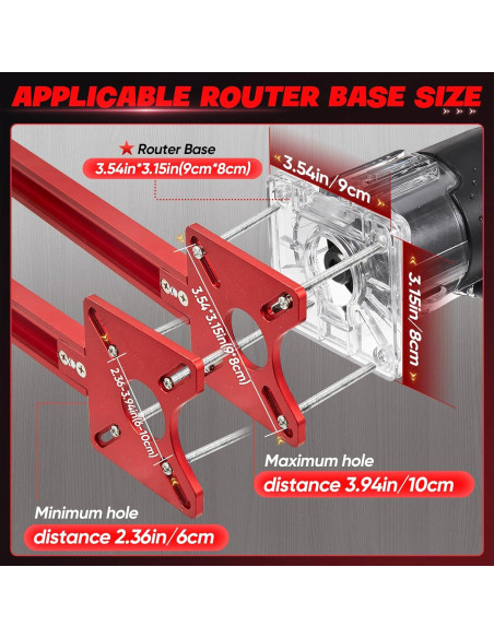 Soporte de Fresado de Router 4 en 1 Saker - Aluminio Versátil