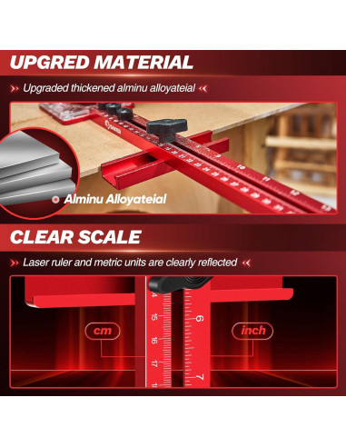 Soporte de Fresado de Router 4 en 1 Saker - Aluminio Versátil