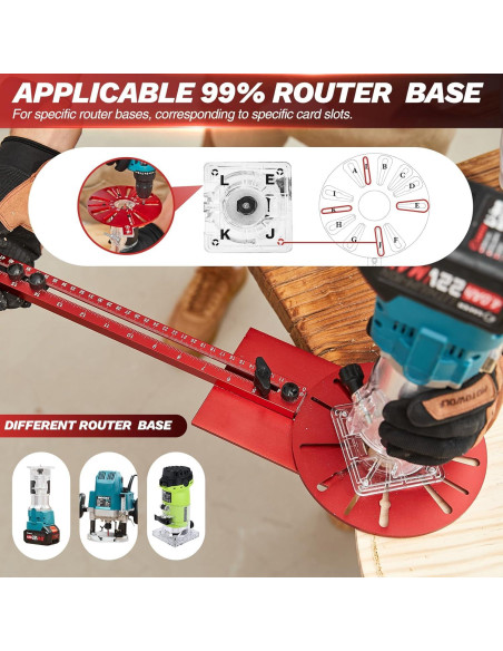 Soporte de Fresado de Router 4 en 1 Saker - Aluminio Versátil