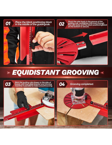 Soporte de Fresado de Router 4 en 1 Saker - Aluminio Versátil