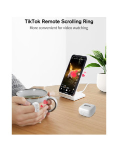 Anillo de Desplazamiento Remoto BIFTU D01 Pro - Control Bluetooth Blanco 2
