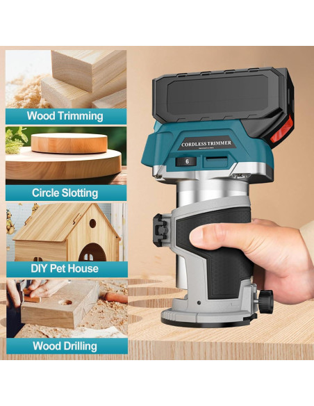 Router Inalámbrico TwoWin 800W 6 Velocidades 1.93kg