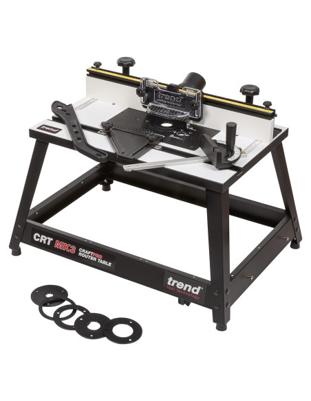 Mesa de Router Portátil Trend CRT/MK3 120V con Valla Ajustable
