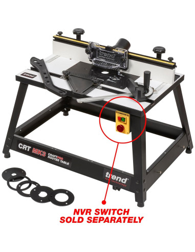 Mesa de Router Portátil Trend CRT/MK3 120V con Valla Ajustable