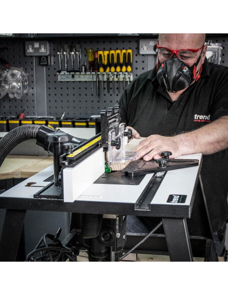 Mesa de Router Portátil Trend CRT/MK3 120V con Valla Ajustable