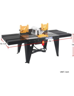 Mesa de Router Eléctrica Leegol RT150 con Extensiones 2