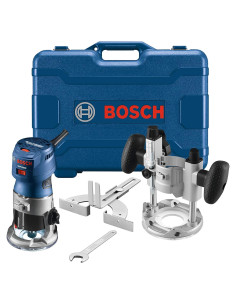 Router de Palma Bosch GKF125CEPK 1.25 HP Velocidad Variable