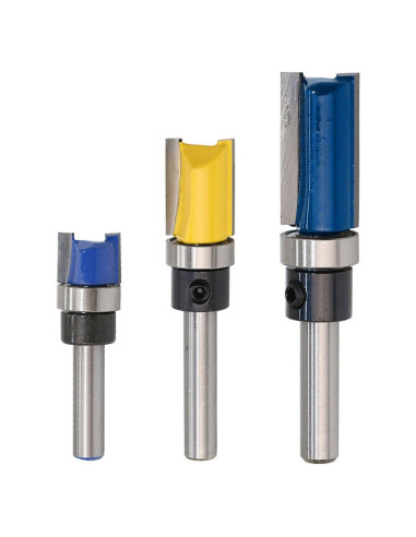 Yakamoz Juego de 3 Piezas Eje Fresadora 6.35mm Carburo