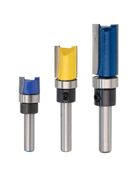 Yakamoz Juego de 3 Piezas Eje Fresadora 6.35mm Carburo