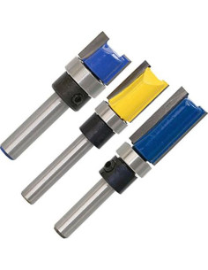 Yakamoz Juego de 3 Piezas Eje Fresadora 6.35mm Carburo 2